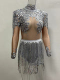 Silver dress